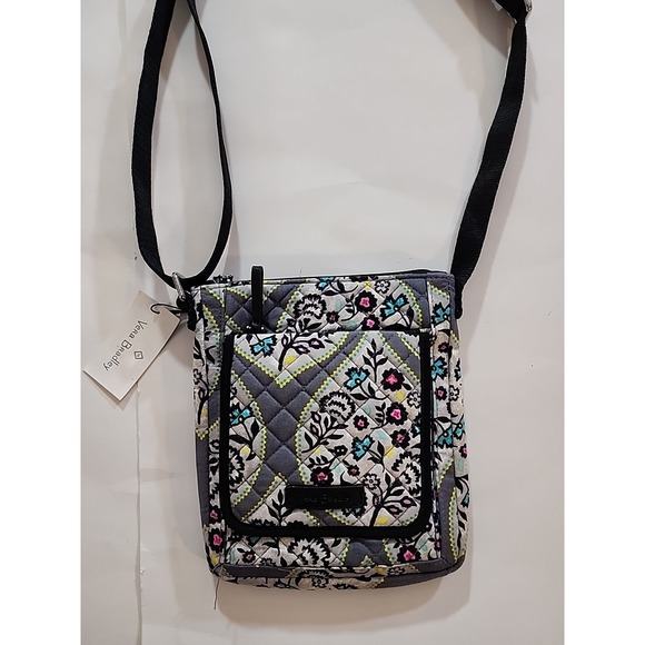 Vera Bradley Handbags - New‎ Vera Bradley "Paisley Stripes" Iconic RFID Mini Crossbody Hipster Bag